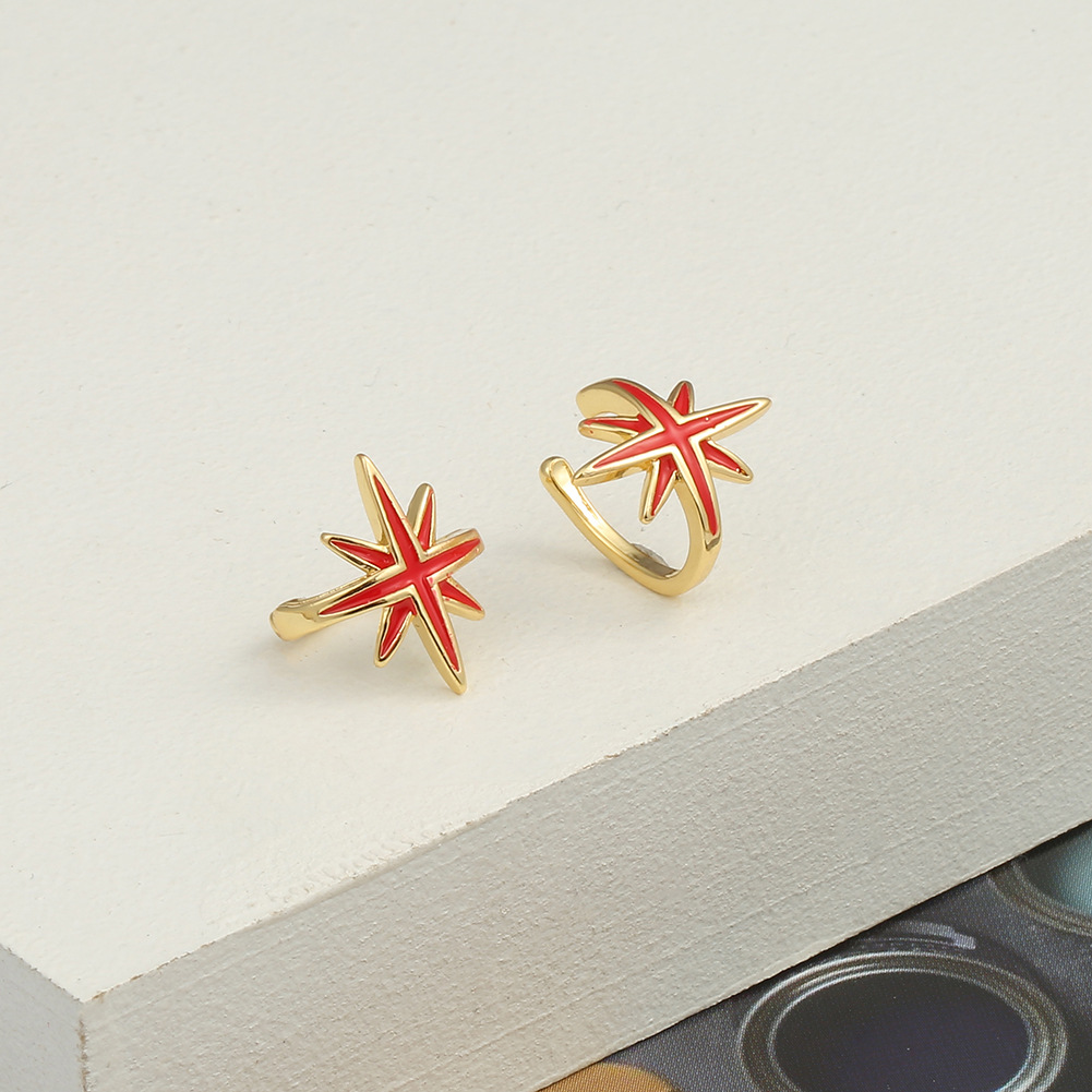 New Fashion Star Zircon Ear Clip display picture 6