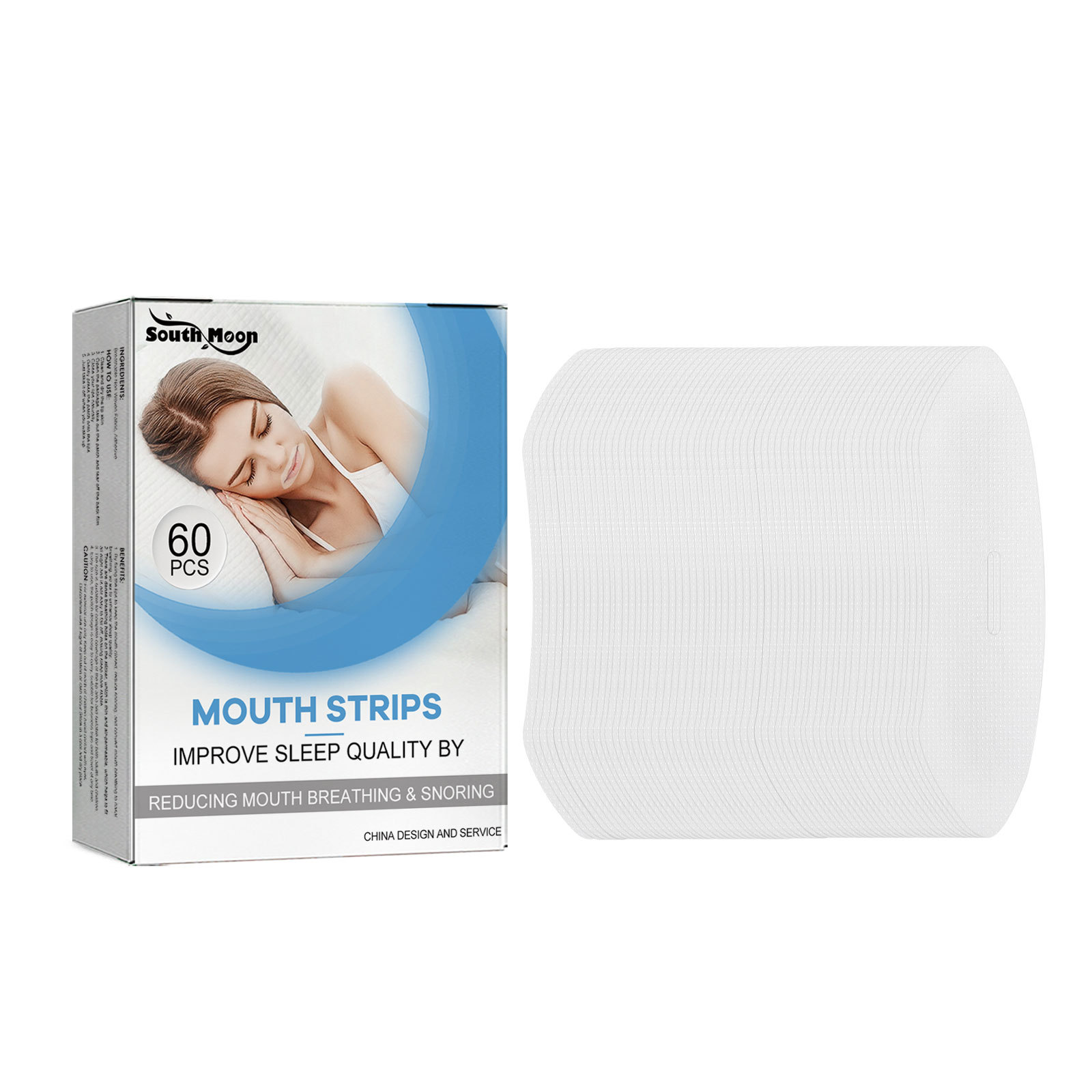 South Moon Anti-Snoring Sleep Patch Open mouth breathing and closed mouth anti-snoring anti-snoring sleep patch_voghion.com