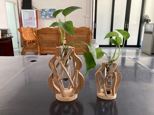 Pastoral Gourd Hydroponic Flower Vacation Desktop Decoration Creative Decoration Living Room Internet Celebrated Flower Vacation Glass European Style Home Furnishing