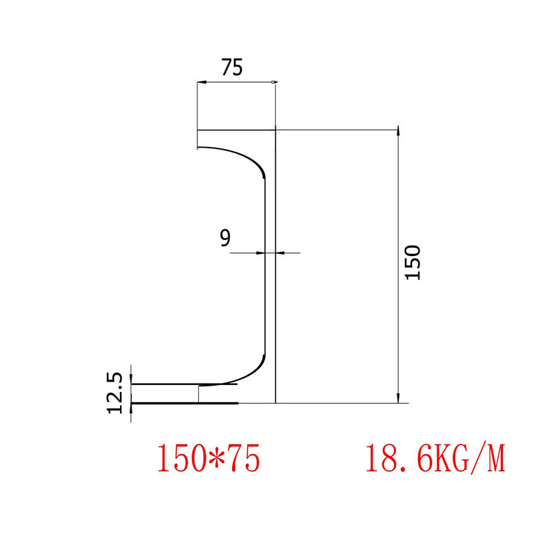 日标槽钢150x75材质A992批发零售价格