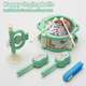 Cross-border drum [kns666-2-green animal-pvc card head bag] 150g