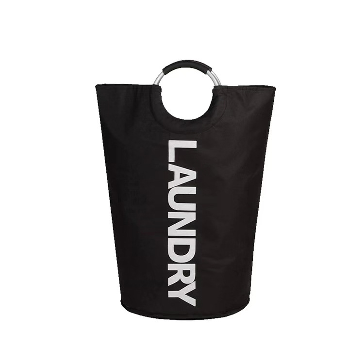 Artículos diversos del hogar cesta de la ropa bolsa de almacenamiento de cilindros de tela oxford plegable cesta de la ropa de baño cesta de almacenamiento en el hogar