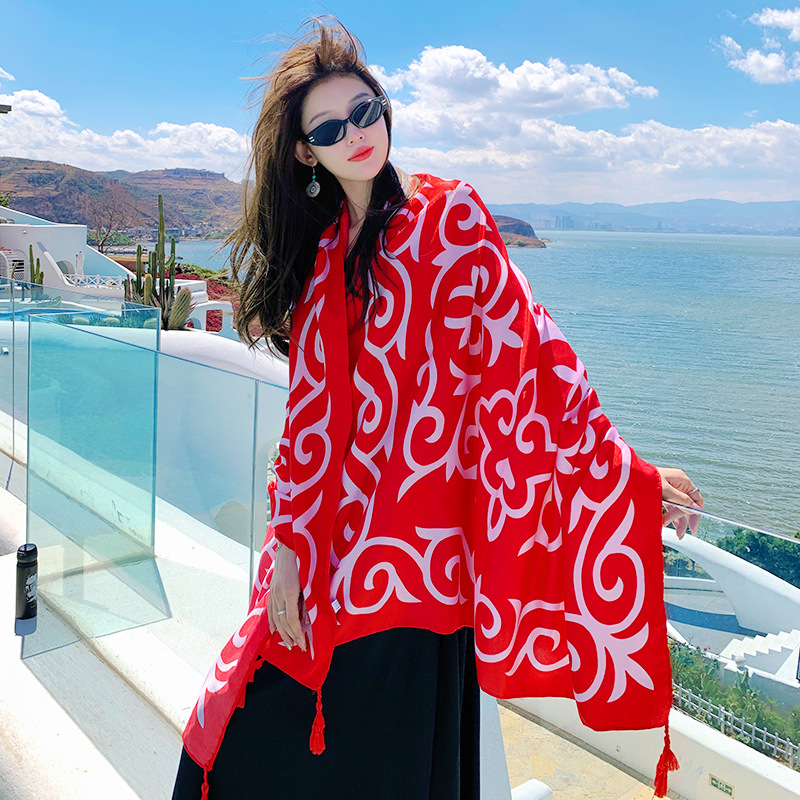Beach comfortable breathable soft trend scarf