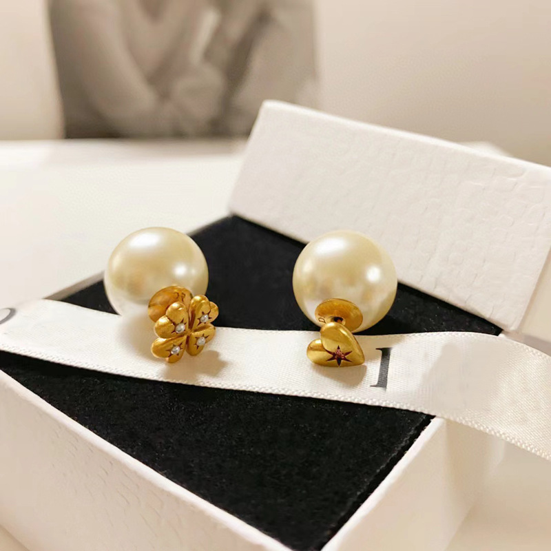 Casual, Outdoor, Daily Occasion 1 Pair Modern Style Classic Style Geometric Star Heart Shape Plating Copper Drop Earrings Ear Studs