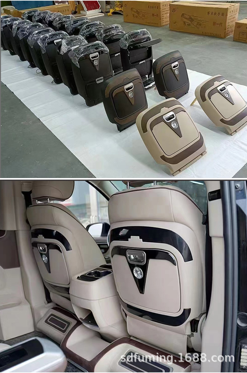 Suitable for 16-24 Mercedes-Benz Vito V260L Seat Back Folding Small Table, Multifunctional Car-Mounted Table