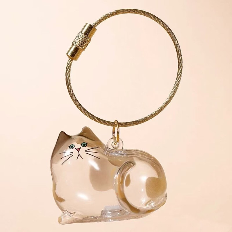 日本正規品 BRIGH LINK 透明猫毛収納ボックス チャーム ガシャポン 猫毛収納カプセル|undefined