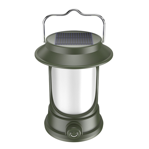 Outdoor foldable camping lantern tent ambiance light solar charging camping horse lamp dormitory student lighting lamp