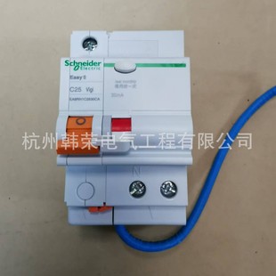 Residual Current Circuit Breaker A9C45C2530Ca 25A 1P+N with Wire 4.5Ka 30Ma Residual Current Trip
