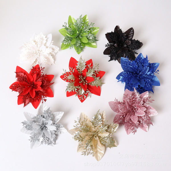 Cross-border hot selling Christmas decorations gold powder…