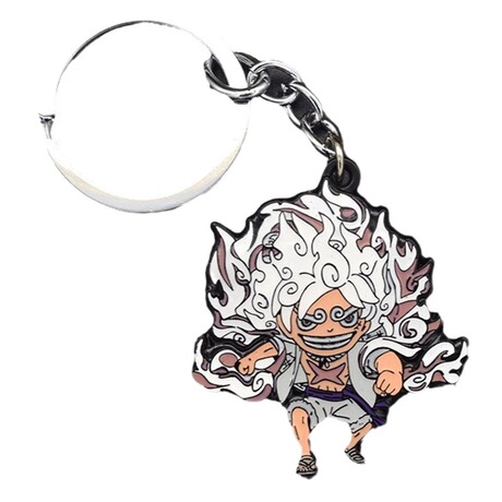 Cartoon Keychains Two-Dimensional Animation Peripherals One Piece Nika Straw Hat