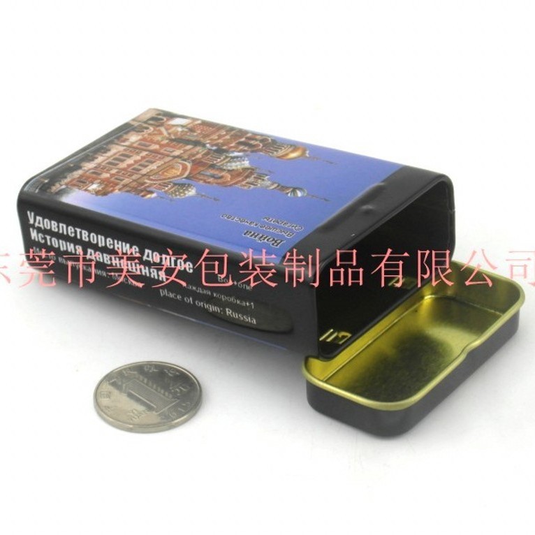 马口铁烟盒 创可贴铁盒 糖果罐 长方形铁盒 铁盒生产厂家