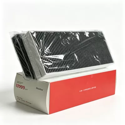 Air conditioning filter, gray activated carbon antibacterial filter, suitable for Tesla Model Y