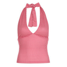 cross-border Foreign Trade New Product: European And American Summer Camisole For Hot Girls, Fashionable Plaid_ecoleips.com