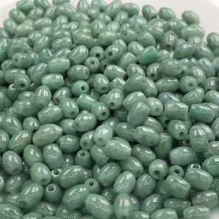 Live Supply of Jewelry, Soybean Oil Beads, Jade Beads, Natural Burmese Jade a Goods Wholesale