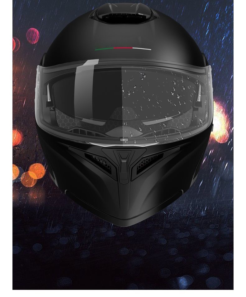 3c motorcycle helmet, open-face helmet, men's retro motorcycle full-face helmet, full-coverage electric vehicle cool safety helmet
