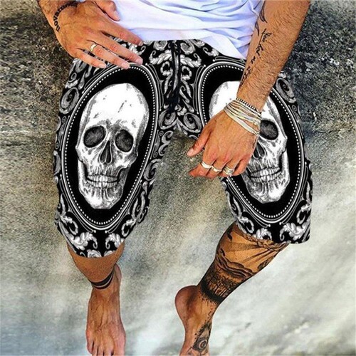  Summer New 3D Digital Printing Beach Shorts Hawaiian Casual Leisure Sports Men's Beach Shorts