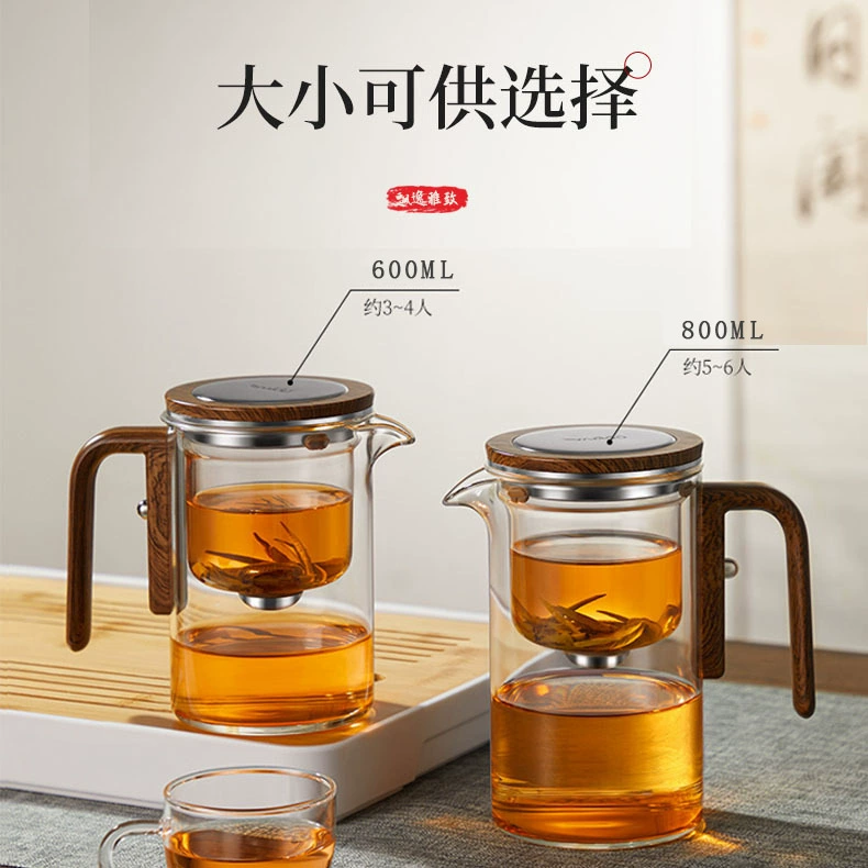 Glass teapot, filter, tea set, liner