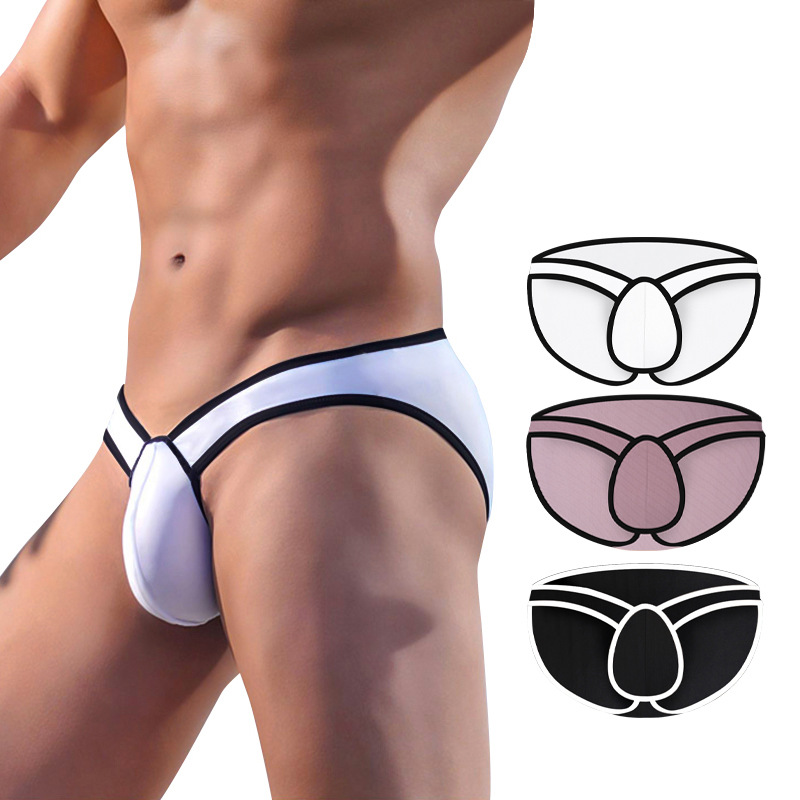 Factory direct modal cross-border breathable Men's sexy European and American sports breathable underwear foreign trade low waist briefs