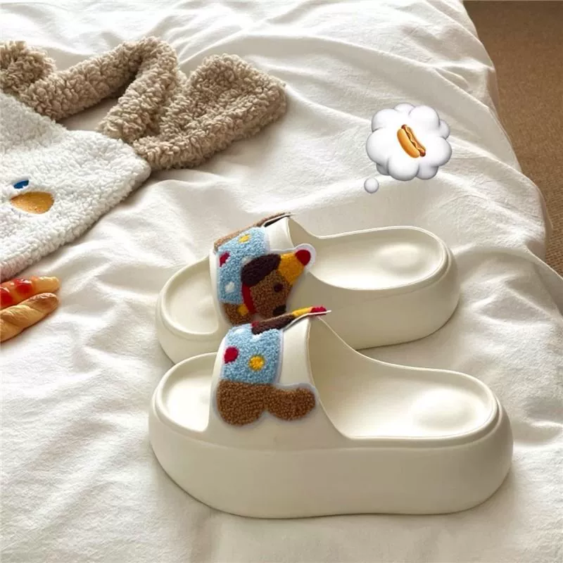 Щенки холодные тапочки женские летние EVA носить толстую подошву в помещении