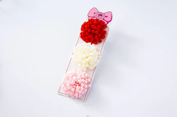 Radish-shaped flower, chiffon flower, small flower headpiece, children's 6CM fabric flower, wholesale clothing accessories, round flower gloves
