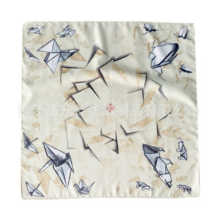 Cross-Border Export Japanese-Style Flower and Bird Pattern Bag Towel Creative Gift Wrapping Cloth Can Be Customized with Pictures and Multiple Options Available