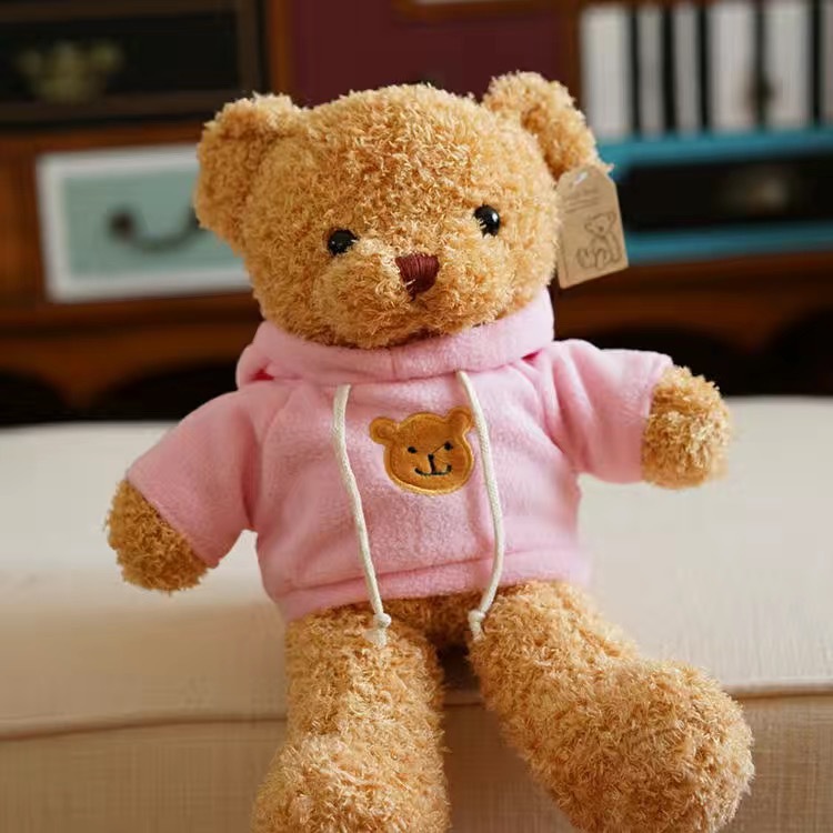 Oso de peluche vestido Oso de peluche muñeca Oso de trapo abrazo Panda juguetes de peluche regalos fabricantes al por mayor
