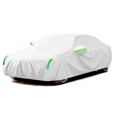 600D car cover, full cover, Car clothing - please-note-the-vehicle-model-when-placing-an-order-600d-ultra-thick-oxford-fabric-silver