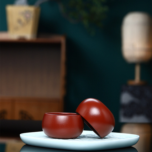 Factory Wholesale Yixing Zisha Small Tea Cup Original Zisha Tea Master Tea Drinking Cup Live Stream Gift One-Time Shipping