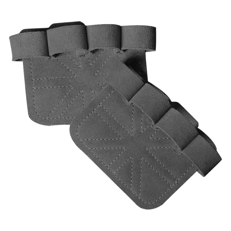 Square cowhide four-finger palm fitness hand guard single parallel bars pull-up non-slip wear-resistant unisex anti-cocoon