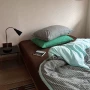 格子简约水洗棉纯棉床笠