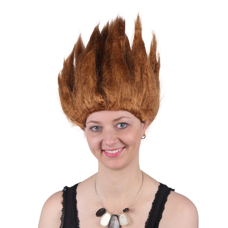 Flame wig, cosplay wig, troll costume wig, Halloween wig, European and American party wig, Dragon Ball wig Flame wig, cosplay wig, troll costume wig, Halloween wig, European and American party wig, Dragon Ball wig