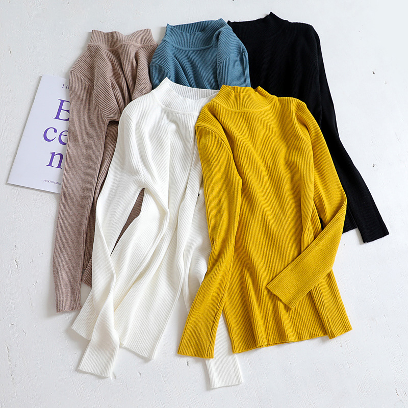 Women's Sweater Long Sleeve Sweaters & Cardigans Simple Style Solid Color display picture 3