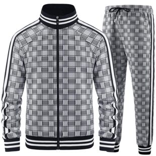 2024 Amazon New Sports Set 3D Printing Fitness Zipper Standing Collar Jacket Cardigan Casual Sleeves Set