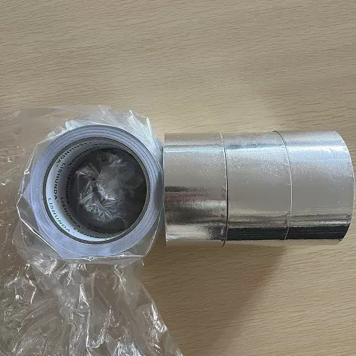 现货 带筋铝箔 铝箔胶带耐高温水管管道密封胶铝箔胶带