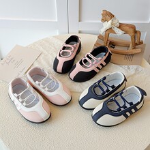 女童玛丽珍运动鞋2026春季新款儿童浅口阿甘鞋轻便休闲芭蕾风德训