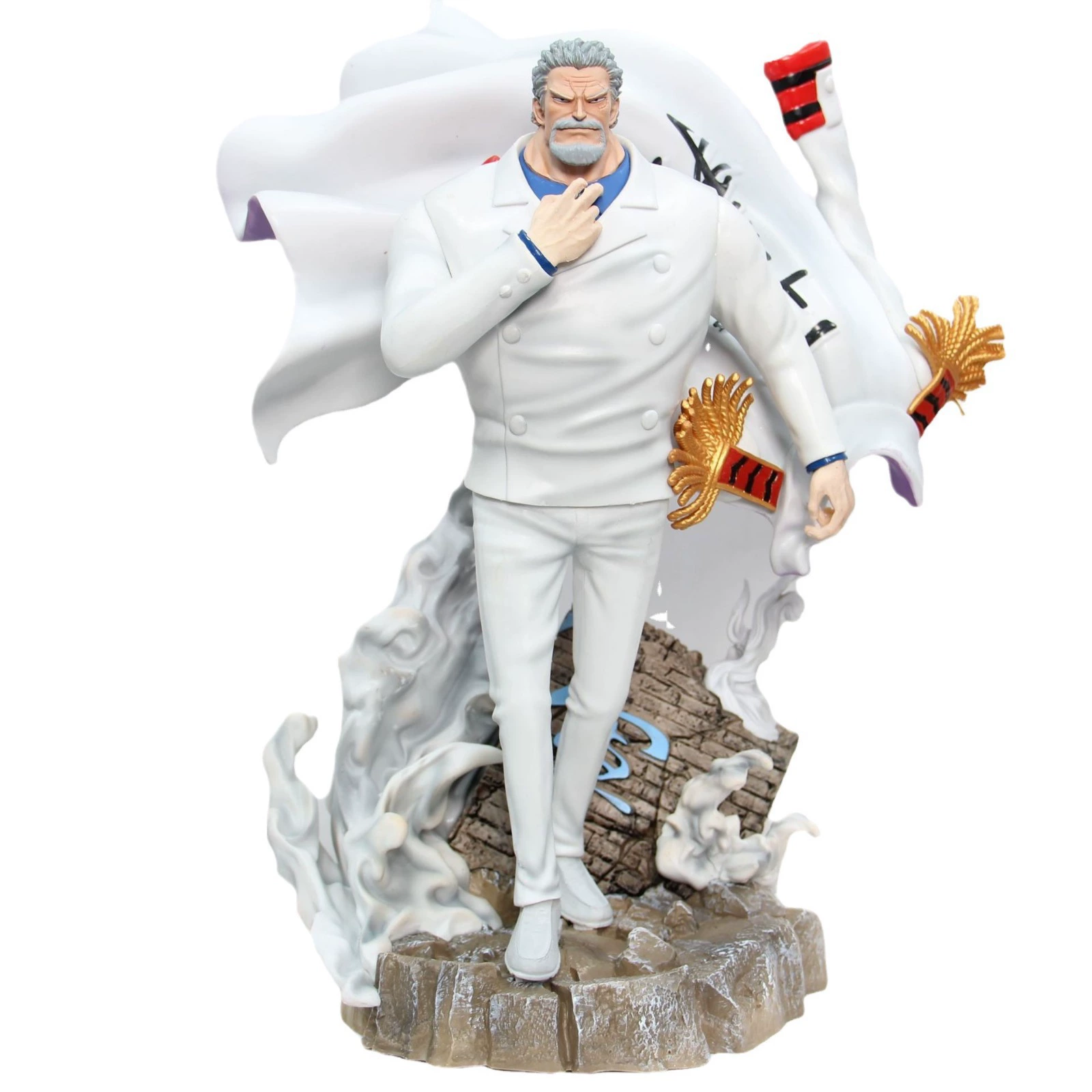 Вице-адмирал Гарп Фигурка One Piece Самый сильный герой модель GK Аниме украшение Подарок One Piece