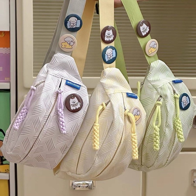 Super Cheap and Popular Cute Cross-Body Waist Bag Japanese Style New Style Fresh and Versatile Small Bag Female Forest Girl Cosmetic Bag