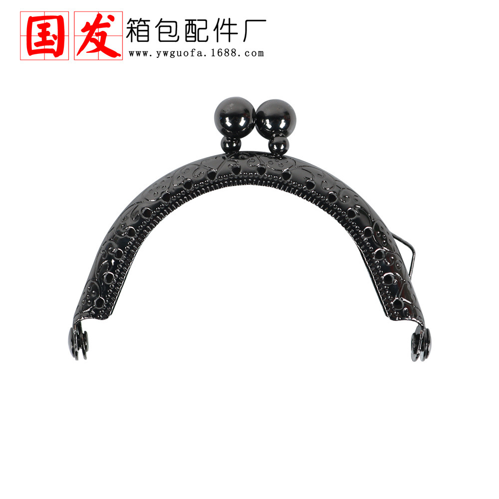 6.5CM semicircular cóncava tamaño de cabeza de perla, boca de goteo de agua bronce dorado, plata cuatro colores opcionales