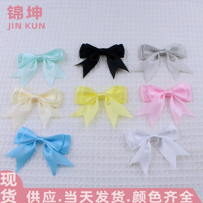 2.5CM двухслойный ласточкин хвост бант сумка с поясом талия бант аксессуары аксессуары для головного убора DIY галстук-бабочка ручной работы