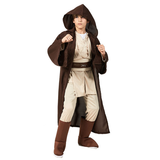 Jedi Star Wars Classic Figure Child Cosplay Costume Halloween Stage Show