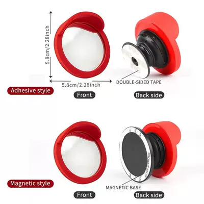 for iPhone Photo and Video – Large field of view rear view auxiliary mirror