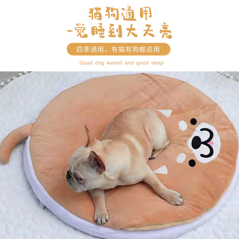 批發秋冬寵物墊子夏季可愛卡通貓墊子半封閉可拆洗貓窩貓睡袋狗窩