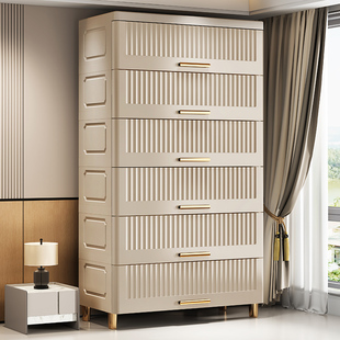 Drawer Type Storage Cabinet Household Living Room Storage Cabinet Children's Toy Finishing Cabinet Baby's Wardrobe Plastic Storage Cabinet