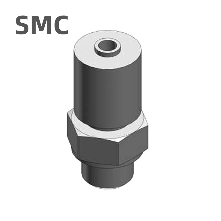 SMC 快拧接头;MS-5H-6-X83;螺纹接口M5外,气管接口1:OD6/ID4,