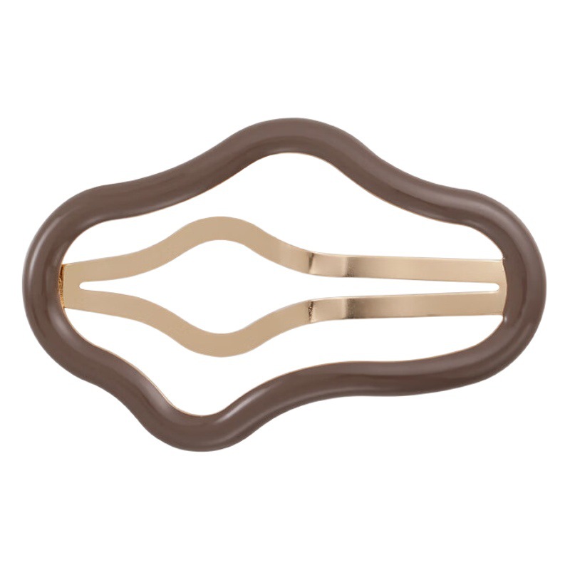 New cloud hairpin hair accessories forehead back head broken hair side clip metal hollow seamless BB clip TikTok hot