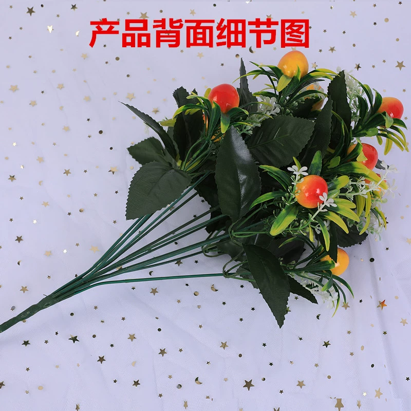 12 Cherry Simulation Silk Fruit Cooler Cardon Wedding Wedding Decoration Interior Table Place Flower Architecture Art
