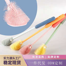清仓特价杯刷奶瓶刷神器清洁刷子 婴儿奶嘴清洁刷套装工厂热销款