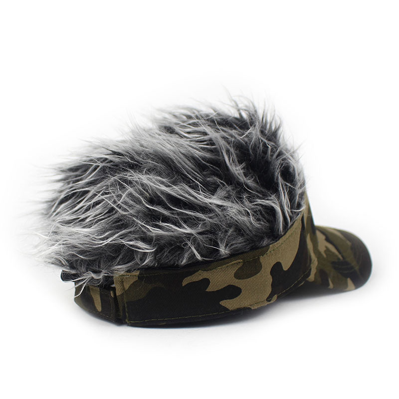 Unisex Streetwear Solid Color Camouflage Flat Eaves Baseball Cap display picture 35