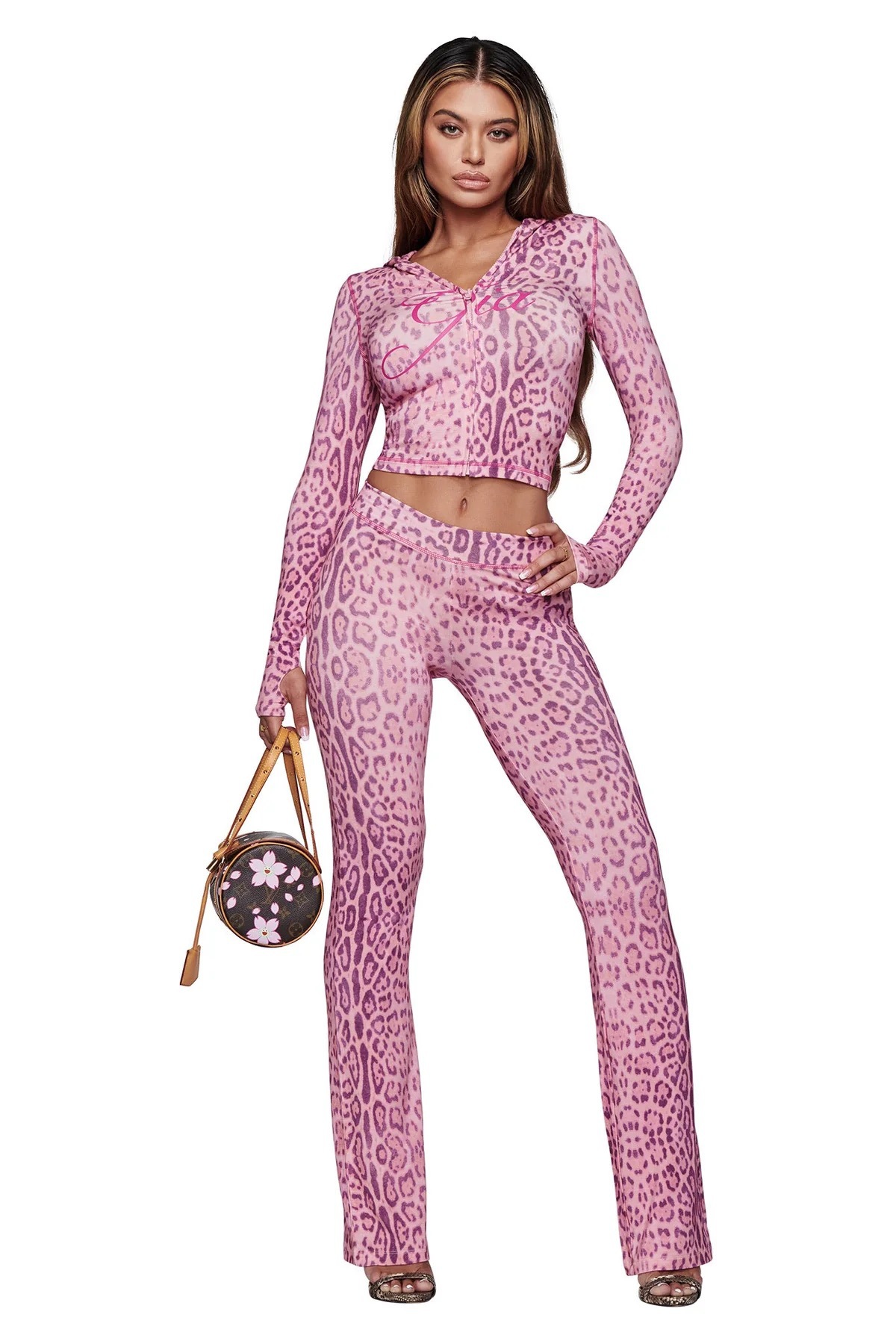 Light pink leopard print / S