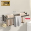 Upgraded model with hook - gun gray - 70CM double pole [removable and washable]